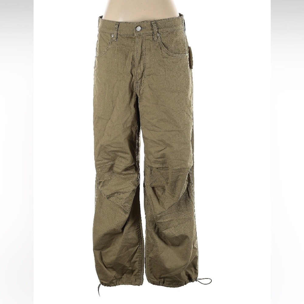 OAK + FORT Olive Cargo Pants